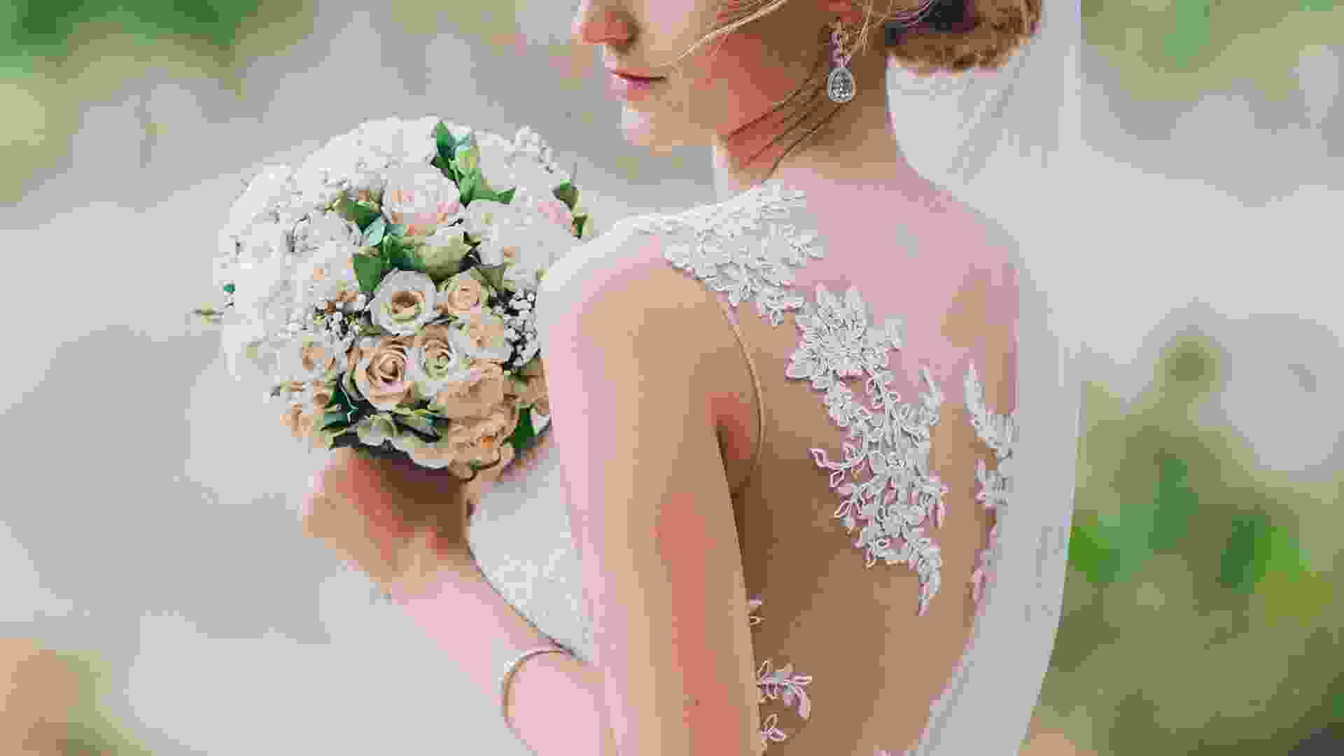 Bouquet of love in her heart